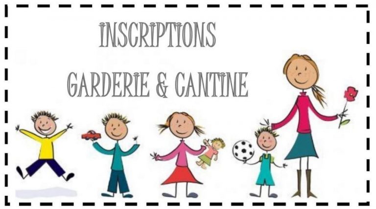 Fiches d’inscription Cantine et Garderie