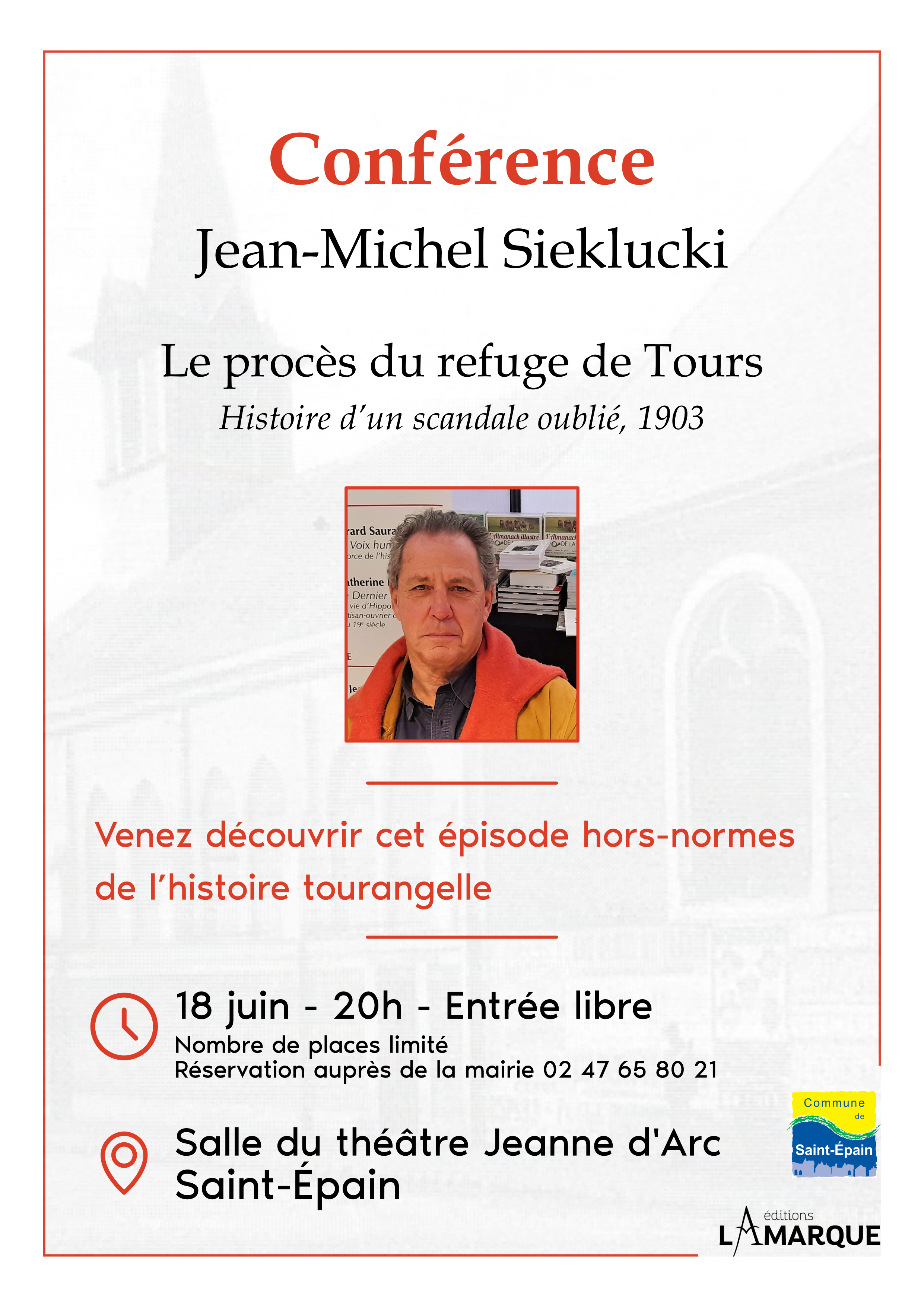 Conférence : Le procès du refuge de Tours